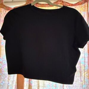 Wild Fable Black Cropped Top